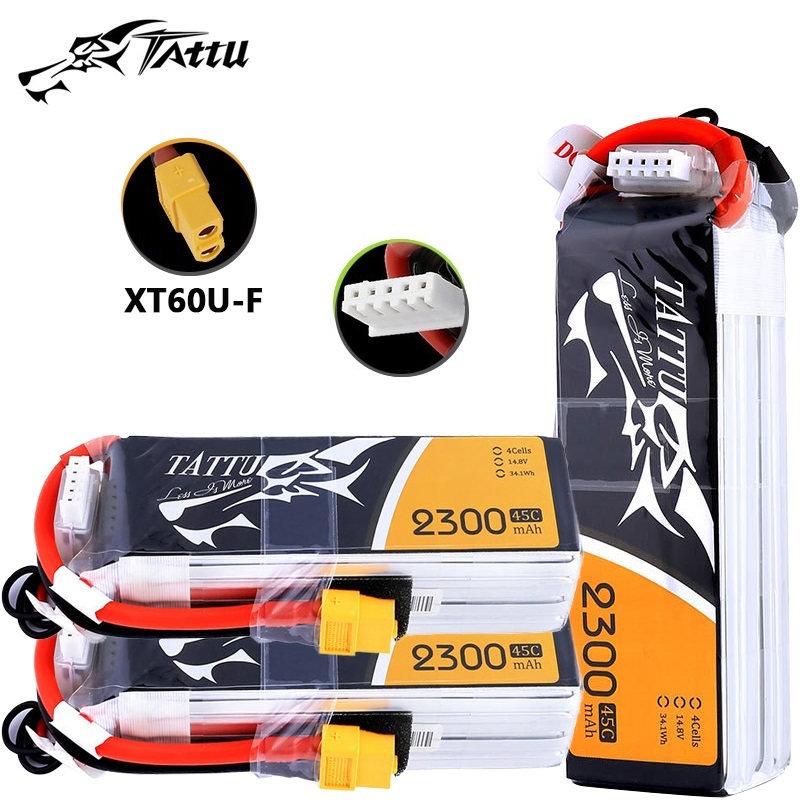 Drone Zll Rc - アップグレード TATTU 2300mAh 4S 14.8V 45C