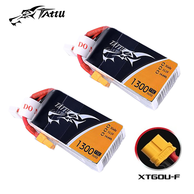 Drone Zll Rc - TATTU 3S 11.1V 1300mAh 75C LiPoバッテリー