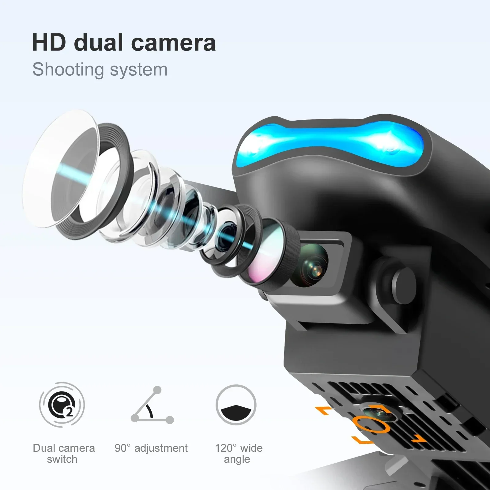Drone Rc E99 K3 - E99 K3 Pro 4Kドローン 折りたたみ式 デュアルカメラ