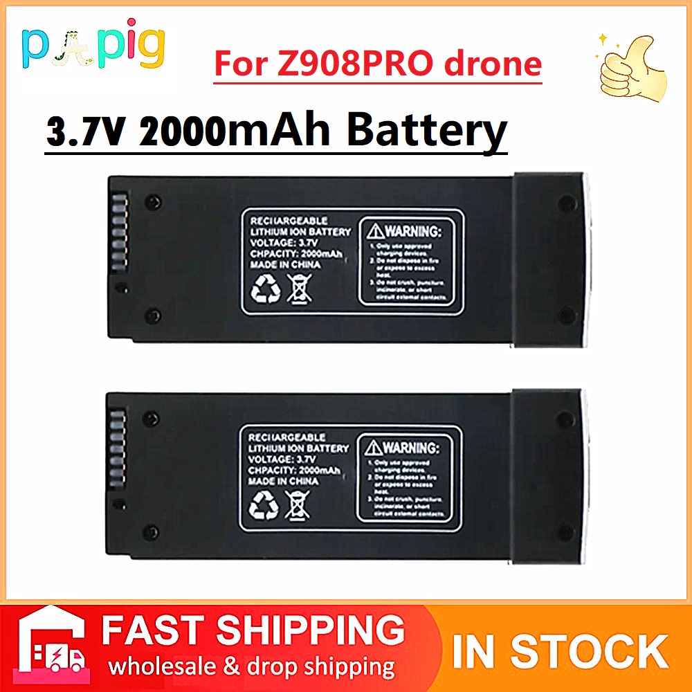 Dron Rc Quadcopter - Z908 プロマックスドローンバッテリー 3.7V 2000mAh オリジナル Z908