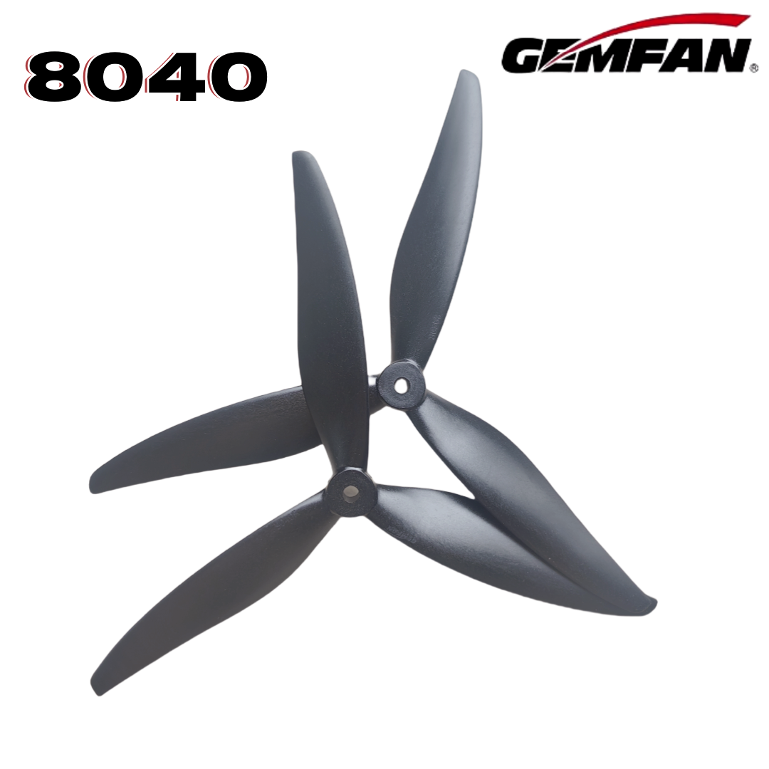 Drone Rcs - Gemfan 8040 8X4X3 3枚羽 8インチプロペラ RC撮影ドローン