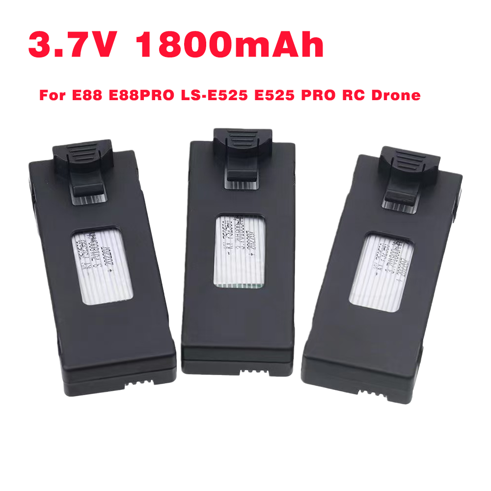 Drone Zll Rc - 3.7V 1800Mah RC ドローンバッテリーアクセサリー E88 E88PRO