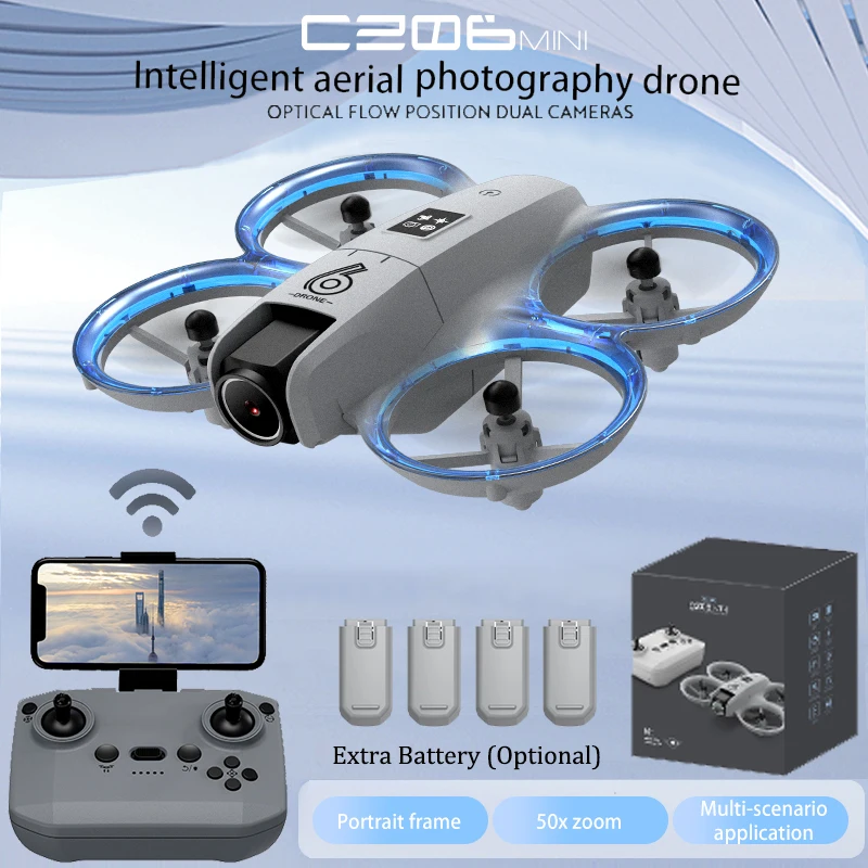 Drone Rc Helicopter With Camera - CZ06 ミニ RC クアッドコプター ドローン -