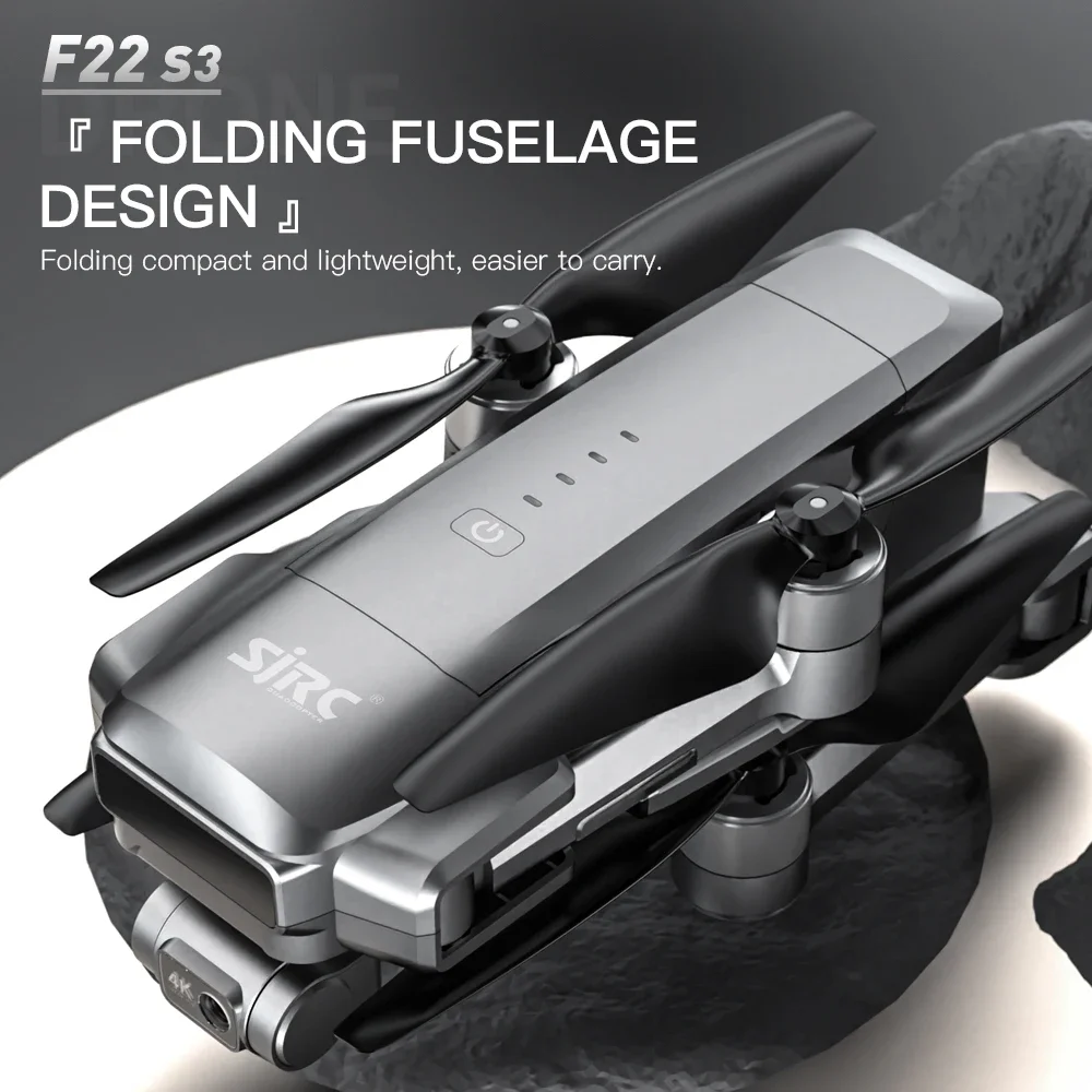 Drone Top Rc - SJRC F22 S3 pro 折りたたみ式RCクアッドコプター 子供向け