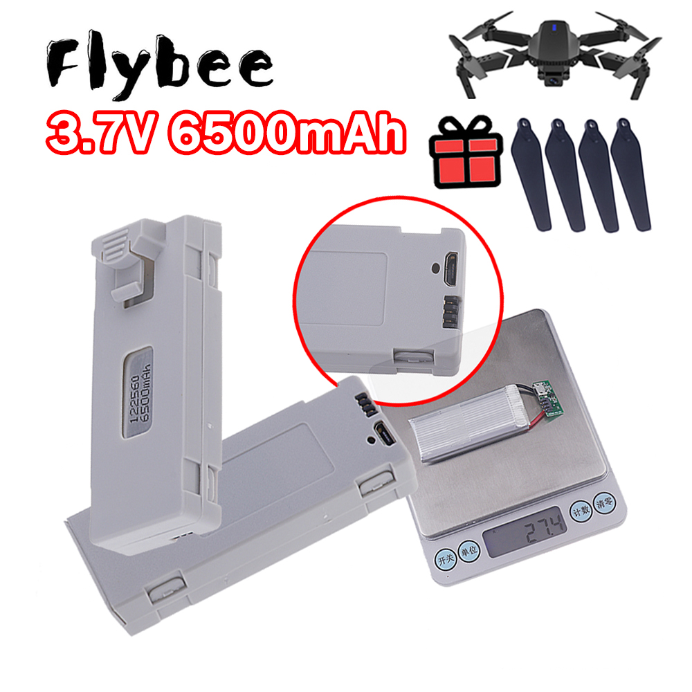 Drone Rc E99 K3 - 充電式6500mAh E88ドローンバッテリー 3.7Vリポバッテリー E88PRO E99 P1