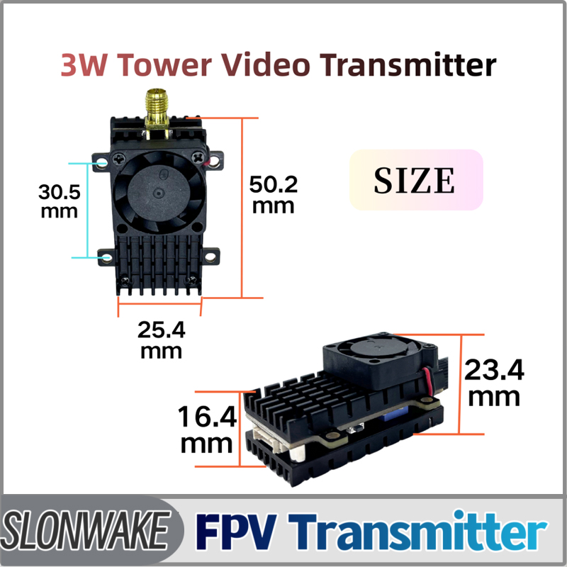 Vtx Video Transmitter - SLONWAKE 5.8G 3000mW シミュレーション VTX FPV