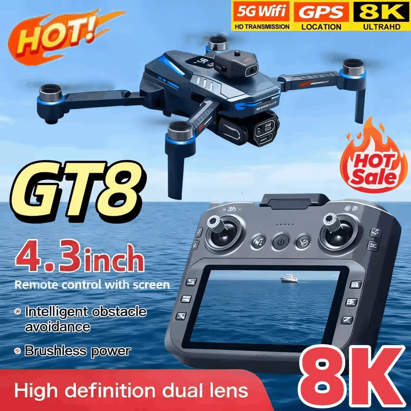 Drone Rc Controller Price - GT8ドローン 8K HDカメラ 5G WIFI ブラシレスモーター