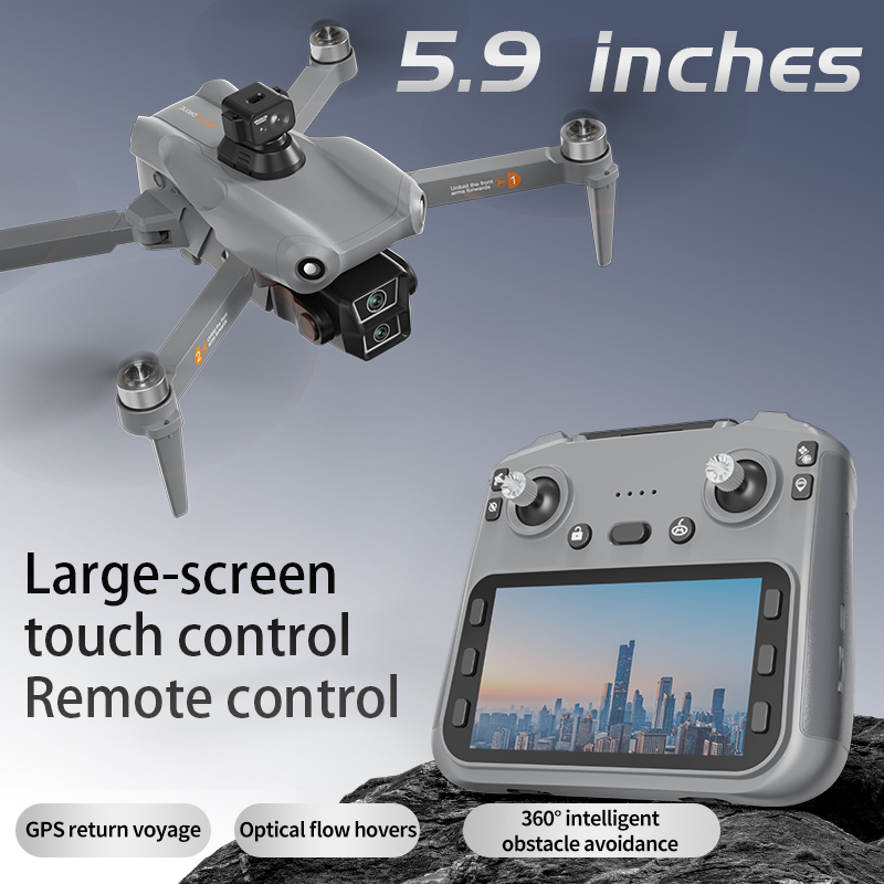 Drone Top Rc - L300 Pro GPSプロフェッショナルドローン、4K HDカメラ搭載、障害物回避機能、EIS手振れ補正、FPVブラシレスRCクアッドコプター