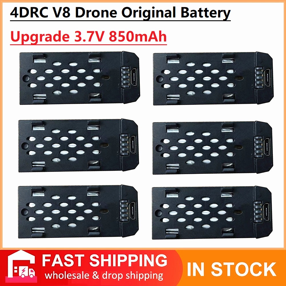 Drone Rcs - 4DRC V8 ドローンオリジナルバッテリー 3.7V 850MAh 4D-V8