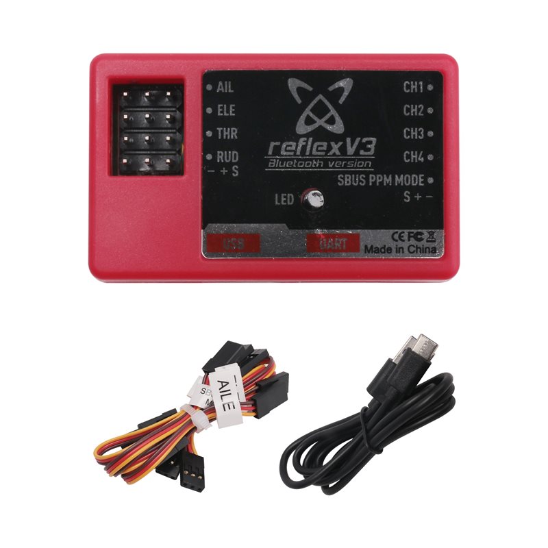 Drone Rc Controller Price - FMS Reflex V3 フライトコントローラー ジャイロスタビライザー RC航空機
