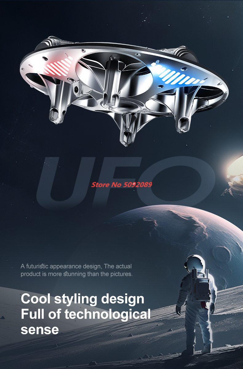 スマート姿勢保持ホバーミニリモコンヘリコプターUFO 2.4 - Drone Rc Helicopter With Camera のレビューと価格