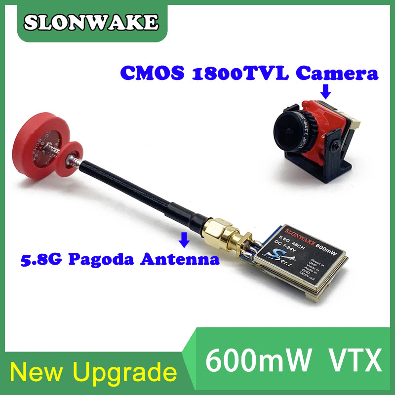 5.8 グラム 48CH 600mW 調整可能な VTX-C - Drone Rc Airplane のレビューと価格