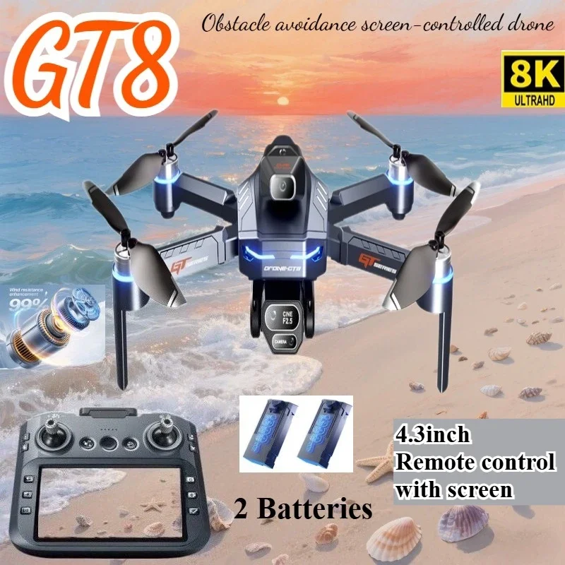 ドローン 4K HD GT8 カメラ障害物回避航空写真ブラシ - Drone Top Rc のレビューと価格