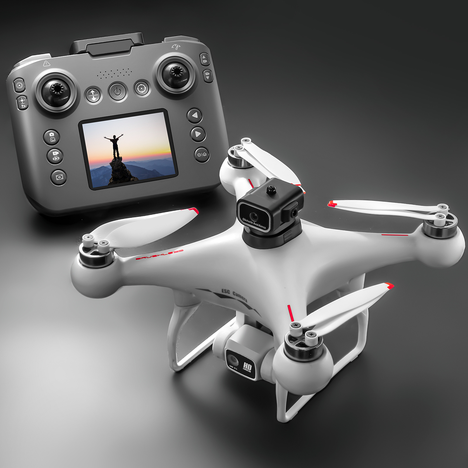 ドローン ブラシレスモーター 2.4インチスクリーンリモコン - Drone Rc Under 1000 のレビューと価格