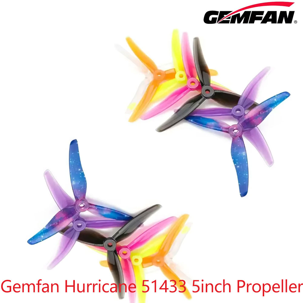 12ペア Gemfan Hurricane 51433 5イ - Plane Drone Rc のレビューと価格
