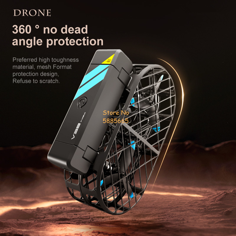 8K HD カメラ 360 °   保護オプティカルフローロ - Drone Rc Helicopter With Camera のレビューと価格