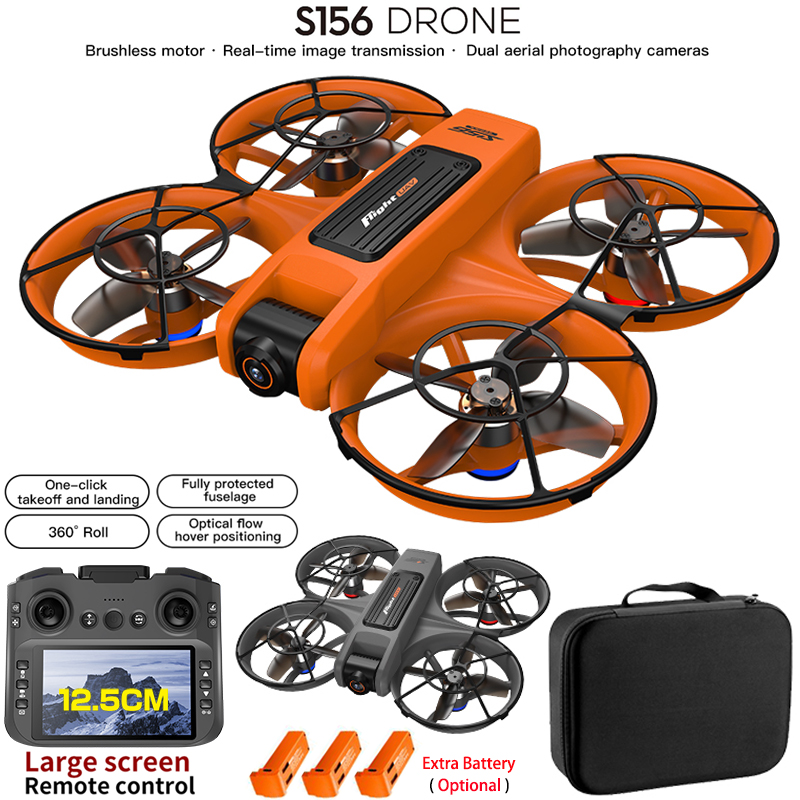 S156 ドローン HD デュアルカメラ航空写真リモコン画面 - Drone Rc Under 1000 のレビューと価格