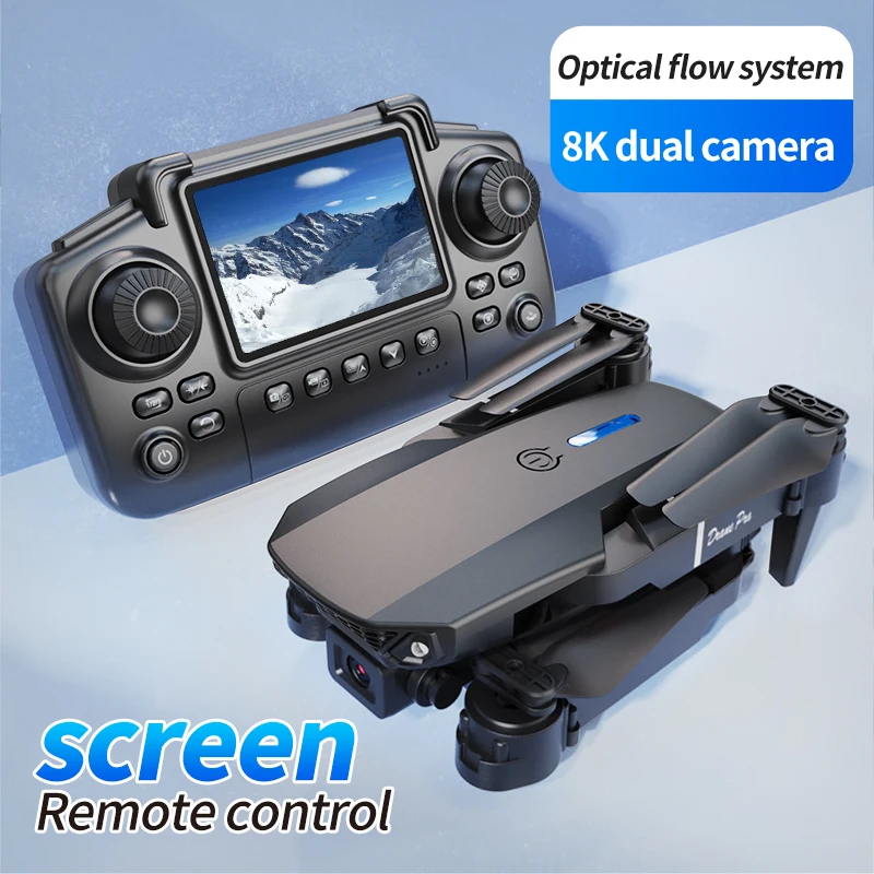 プロフェッショナルE88 PROドローン、スクリーン付き8K - Drone Rc With Screen のレビューと価格
