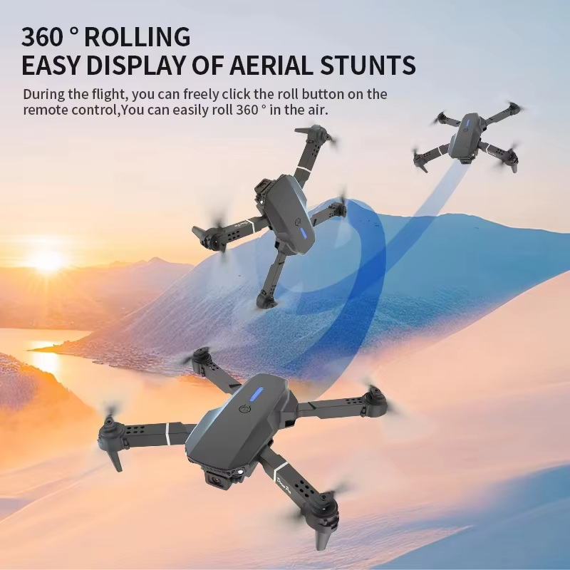 2026年新型E88ドローン 8K HDカメラ搭載 空撮 5 - Drone Top Rc のレビューと価格