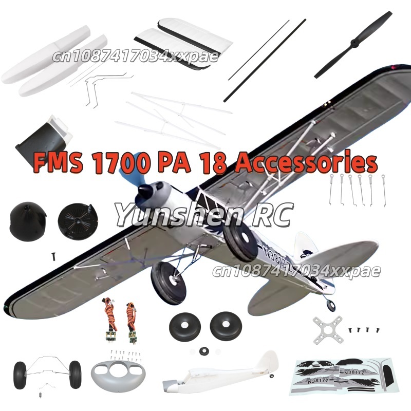 FMS RC 飛行機デカール 1700 ミリメートル PA- - Plane Drone Rc のレビューと価格