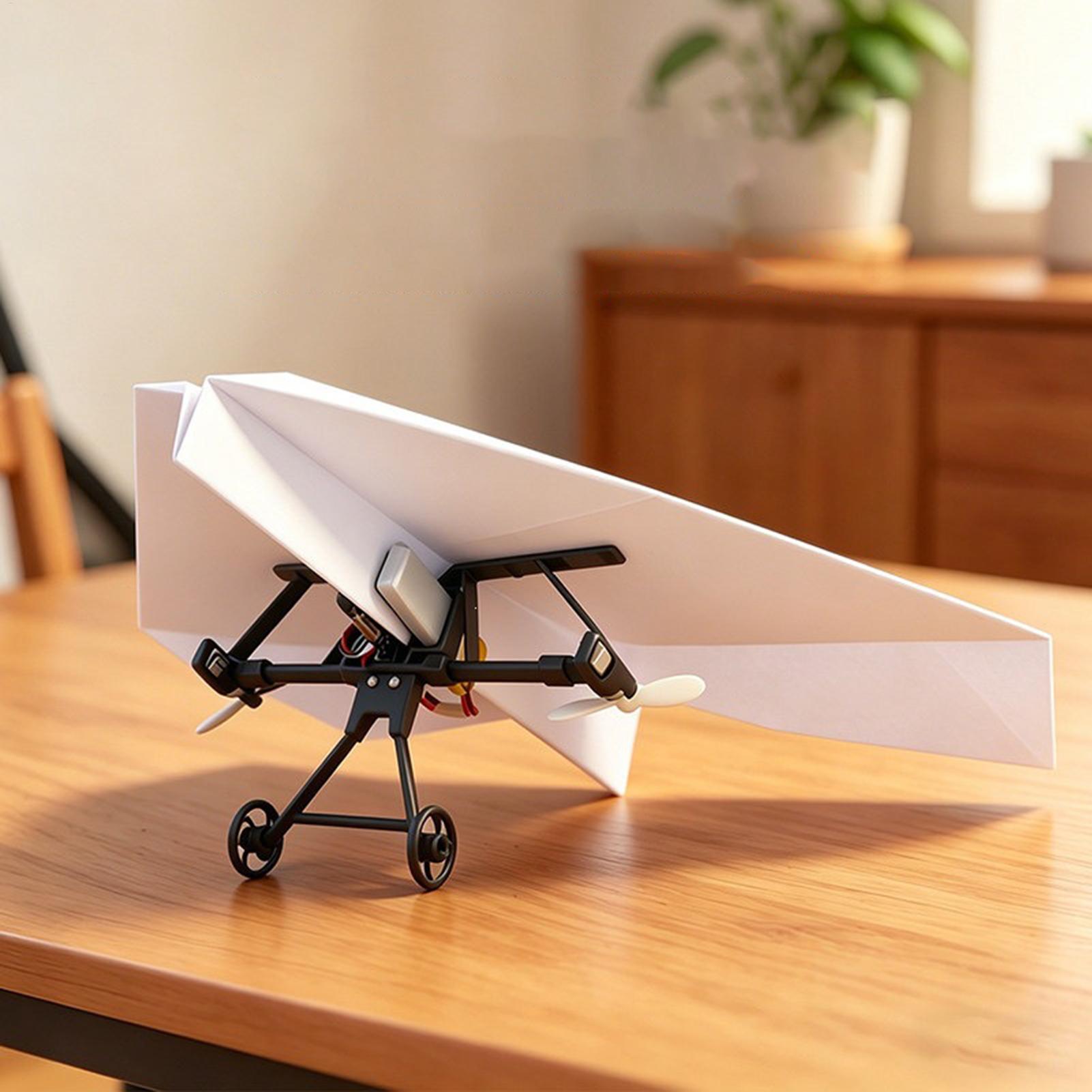 DIY RC紙飛行機キット、ジャイロスタビライザー付き電動リ - Plane Drone Rc のレビューと価格