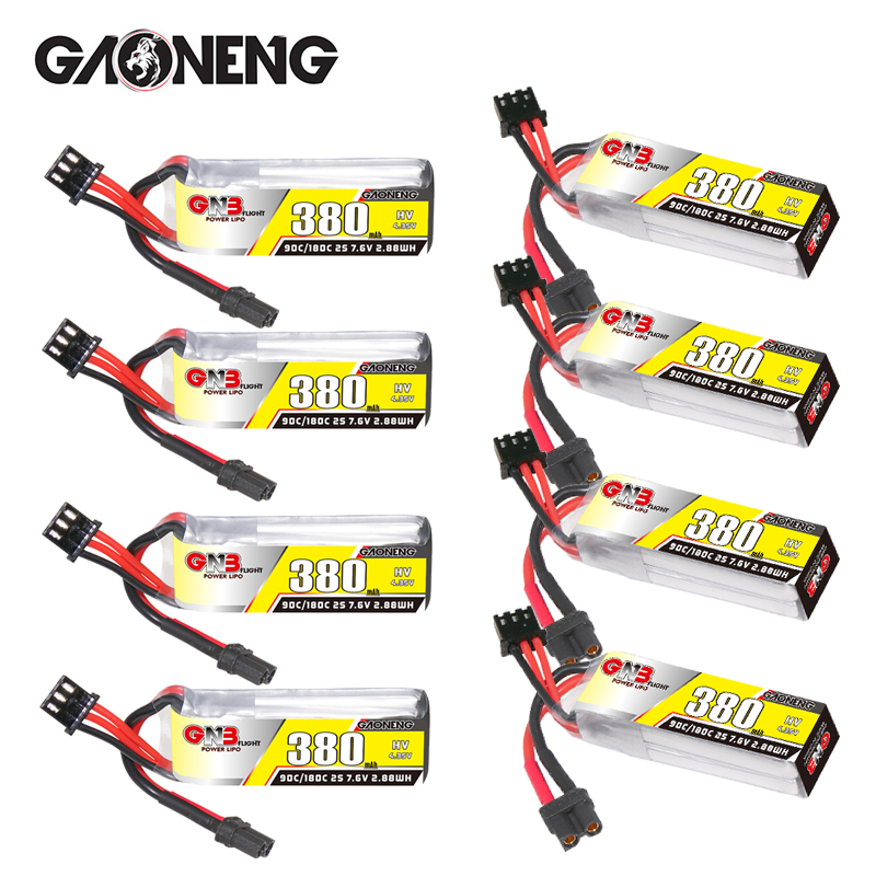 GNB 2S 7.6V 380mAh 90C/180C リポ - Dron Rc Quadcopter のレビューと価格