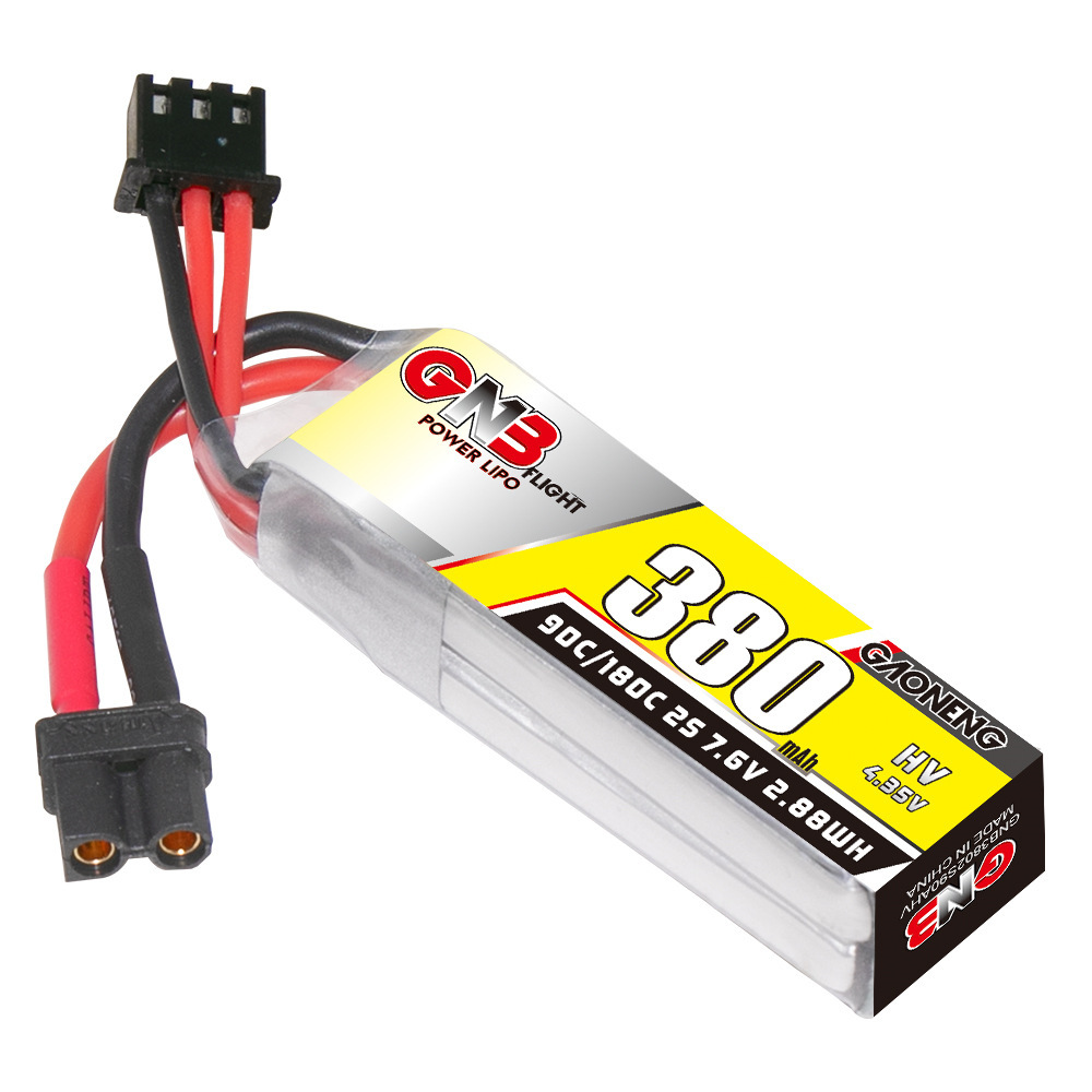 GNB 2S 7.6V 380mAh 90C/180C リポ - Dron Rc Quadcopter のレビューと価格