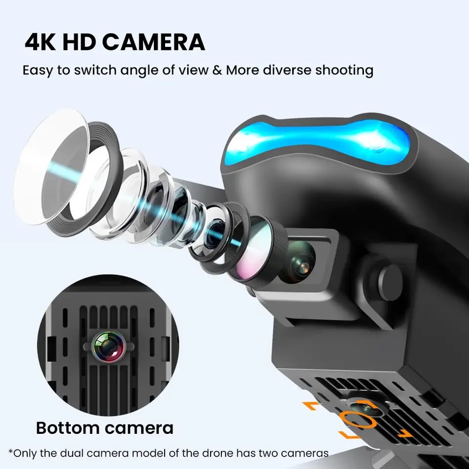 新しいミニドローン E99 4K WIFI HD カメラ F - Drone Rc E99 K3 のレビューと価格