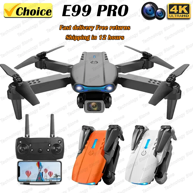 E99 K3 Pro折りたたみ式ミニドローン 4K HDデュ - Drone Rc E99 K3 のレビューと価格