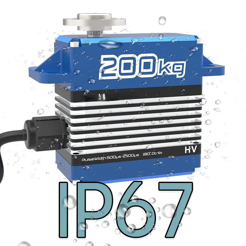 200KG ブラシレスサーボ 12V-16.8V 高電圧 C - Drone And Car のレビューと価格