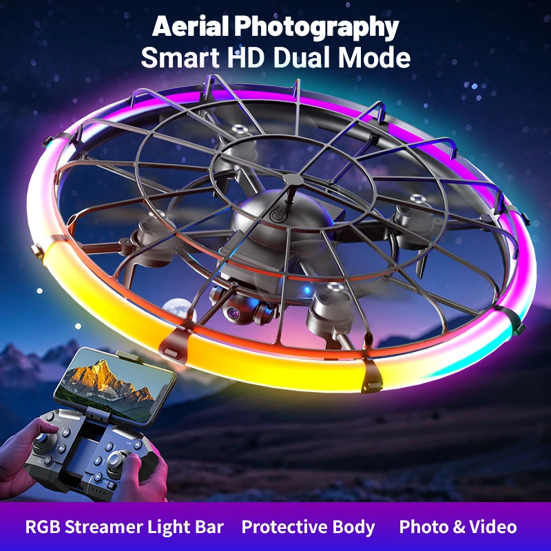 JJRC H145 UFO RCドローン、デュアルHDレンズ - Drone Rc With Screen のレビューと価格